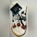 Disney Other | Nightmare Before Christmas No-Show Socks Womens (4-10) 2-Pair New | Color: White/Yellow | Size: Os
