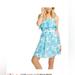 Lilly Pulitzer Dresses | Lilly Pulitzer Sea Urchin For You Dress Sz S Euc Flounce Spaghetti Strap | Color: Blue/White | Size: S