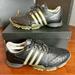 Adidas Shoes | Adidas Men’s 11 Powerband 3.0 Golf Shoes Black 675490 Lace Up Low Top Leather | Color: Black | Size: 11