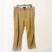 American Eagle Outfitters Pants | American Eagle Outfitters Flat Front Tan Khaki Straighy Leg Pants | Color: Tan | Size: 33