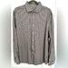 Michael Kors Shirts | Excellent Xl Men’s Michael Kors Dress Shirt Top 17.5 Neck Plaid Fall Button Down | Color: Black/Brown | Size: 17.5