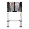 Telescopic Ladder 3.2M Multi-Purpose Aluminium Telescoping Ladder, Heavy Duty Multi-Purpose Ladder Non-Slip Max Load 150kg/330lb, Portable Extension Loft Ladder RV, Safety Ladder for Home