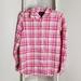 J. Crew Tops | J.Crew Top Womens Size 4 Pink Plaid Button Down Long Sleeve Boy Shirt | Color: Pink/White | Size: 4