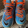 Nike Shoes | Lebron Xii Elite Elevate Men’s Shoes | Color: Blue/Orange | Size: 9