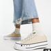 Converse Shoes | Converse Chuck Taylor All Star Platform Sneakers | Color: Cream | Size: 9.5