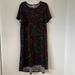 Lularoe Dresses | Lularoe | Carly Dress In Camo Rose | 3xl | Color: Black/Green | Size: 3x