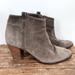 Madewell Shoes | Madewell Olive Green Suede Leather The Billie Boots Ankle Booties | Color: Green | Size: 8.5