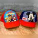 Disney Accessories | 2 Kids Baseball Caps | Color: Blue/Red | Size: Osb