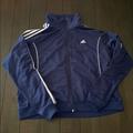 Adidas Jackets & Coats | Girls Adidas Tricot Bomber Jacket | Color: Blue | Size: Xlg