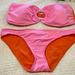 Kate Spade Swim | Kate Spade Bikini | Color: Orange/Pink | Size: (Lg) Top (M) Bottoms