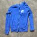 Nike Tops | Blue Zip Up Nike Sweatshirt | Color: Blue/White | Size: S