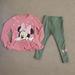 Disney Matching Sets | Disney Junior Minnie Mouse Matching Set 3t | Color: Green/Pink | Size: 3tg