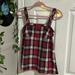 American Eagle Outfitters Tops | Cute Plaid American Eagle Tank Top Size 4 | Color: Blue/Red | Size: 4