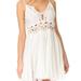 Free People Dresses | Free People Ilektra Lace Inset Cotton Chemise Mini Dress Sz Xs New | Color: White | Size: Xs