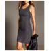 Athleta Dresses | Athleta Gray Ribbed Knit Fitted Tank Dress M | Color: Gray | Size: M