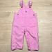 Carhartt One Pieces | Carhartt Overalls Pink Sz 12 Mo | Color: Pink | Size: 12mb