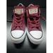 Converse Shorts | Converse All Star Sneakers Maroon Canvas Low Top Lace Shoes Size Womens 6 | Color: Red | Size: 6