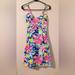 Lilly Pulitzer Dresses | Lilly Pulitzer Easton Dress Women's Sundress Capri Soleil Nwt Size 00 | Color: Blue/Pink | Size: 00