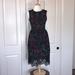 Anthropologie Dresses | Anthropologie Wolven Terrace Lace Sheath Dress | Color: Black/Pink | Size: 6