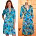 Lilly Pulitzer Dresses | Lilly Pulitzer Blayney Silk Jersey Ginky Blue Floral Knit Dress | Color: Blue/Green | Size: Xs