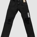 Levi's Jeans | $80 Levi's Men Black Jeans Slim Distressed Tapered Fit Jeans Pants Size 31w 30l | Color: Black | Size: 31