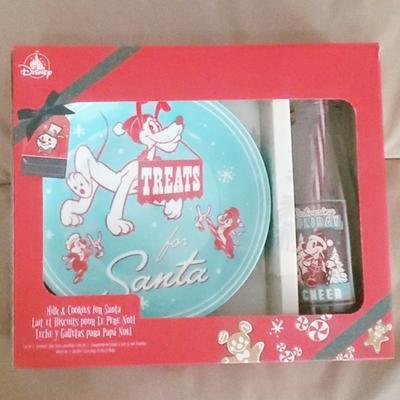 Disney Holiday | 2022 Disney Parks Milk And Cookies For Santa | Color: Blue/Red | Size: Os