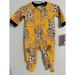 Disney One Pieces | Baby Unisex Disney Mickey & Minnie Halloween One Piece Zip Up Size 0-3 Months | Color: Orange/White | Size: 0-3mb