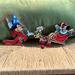 Disney Holiday | Bundle Of 2 Vintage 1988 Disney Wooden Ornaments Vgc Sfh | Color: Green/Red | Size: Os