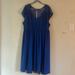 Torrid Dresses | Blue Lace Accent Dress Torrid Plus Size 20 | Color: Blue | Size: 20