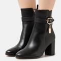 Coach Shoes | Coach Olivia Leather Black Bootie Ankle Short Boots Shoes Pumps Heels 10 New | Color: Black | Size: 10
