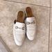 Gucci Shoes | Firm Authentic Gucci Princeton Loafer Size 39 | Color: White | Size: 9