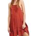 Free People Dresses | Free People - Heat Wave Embroidered Tunic Dress - Terracotta Size Xs | Color: Red | Size: Xs