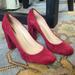 J. Crew Shoes | J. Crew Pink Suede Heels | Color: Pink | Size: 6.5