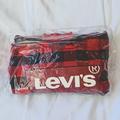 Levi's Shirts & Tops | Levi's Red & Black Plaid Fleece Hoodie | Color: Black/Red | Size: Various