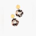 Madewell Jewelry | Madewell Linked Shaped Statement Earrings | Color: Brown/Gold | Size: Os