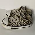 Converse Shoes | Converse Leopard Print Sz 5 Low Top Baby Toddler Sneakers All Star Animal Print | Color: Black/Tan | Size: 5bb