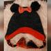 Disney Accessories | Disney Minnie Mouse Beanie | Color: Black/Red | Size: Osbb