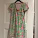 Lilly Pulitzer Dresses | Lily Pulitzer Tee Shirt Dress | Color: Green/Pink | Size: Xs