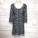 Anthropologie Dresses | Anthro Moth Wool Black Gray Knit Sweater Dress | Color: Black/Gray | Size: Xs