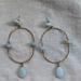 Anthropologie Jewelry | Anthropologie Earrings | Color: Blue/Gold | Size: Os