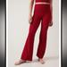 Athleta Pants & Jumpsuits | Athleta Salutation Stash Flare Ribbed Pant | Color: Red | Size: Lp