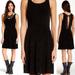 Free People Dresses | Free People "Lady Jane"Black Embossed Dress | Color: Black | Size: S