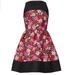 Kate Spade Dresses | Kate Spade Madison Ave Salon Rose Odell Fit & Flare Dress - Women’s Size 6 | Color: Black/Red | Size: 6