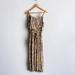 Free People Dresses | Free People Floral Maxi Dress Women’s Small | Color: Purple/Tan | Size: S