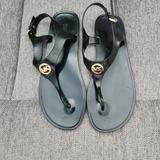 Michael Kors Shoes | Michael Kors Thong Sandals | Color: Black | Size: 10 M