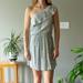 American Eagle Outfitters Dresses | American Eagle One Shoulder Dress | Color: Blue/White | Size: Xs