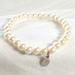 American Eagle Outfitters Jewelry | American Eagle Silver Pearl Bracelet | Color: Silver/White | Size: Os