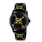 Gucci Accessories | Gucci G-Timeless Ghost Ya1264019 Quartz Black/Yellow Dial Steel 38mm Watch W/B&P | Color: Black/Yellow | Size: Os
