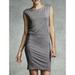 Athleta Dresses | Athleta Micro Striped Westwood Dress Size Xs Athletic Heather Gray Stretch $98 | Color: Gray | Size: Xs