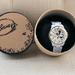 Disney Accessories | Disney Minni Mouse Wristwatch White Band Quartz Analog Watch In A Disney Box | Color: White | Size: Os
